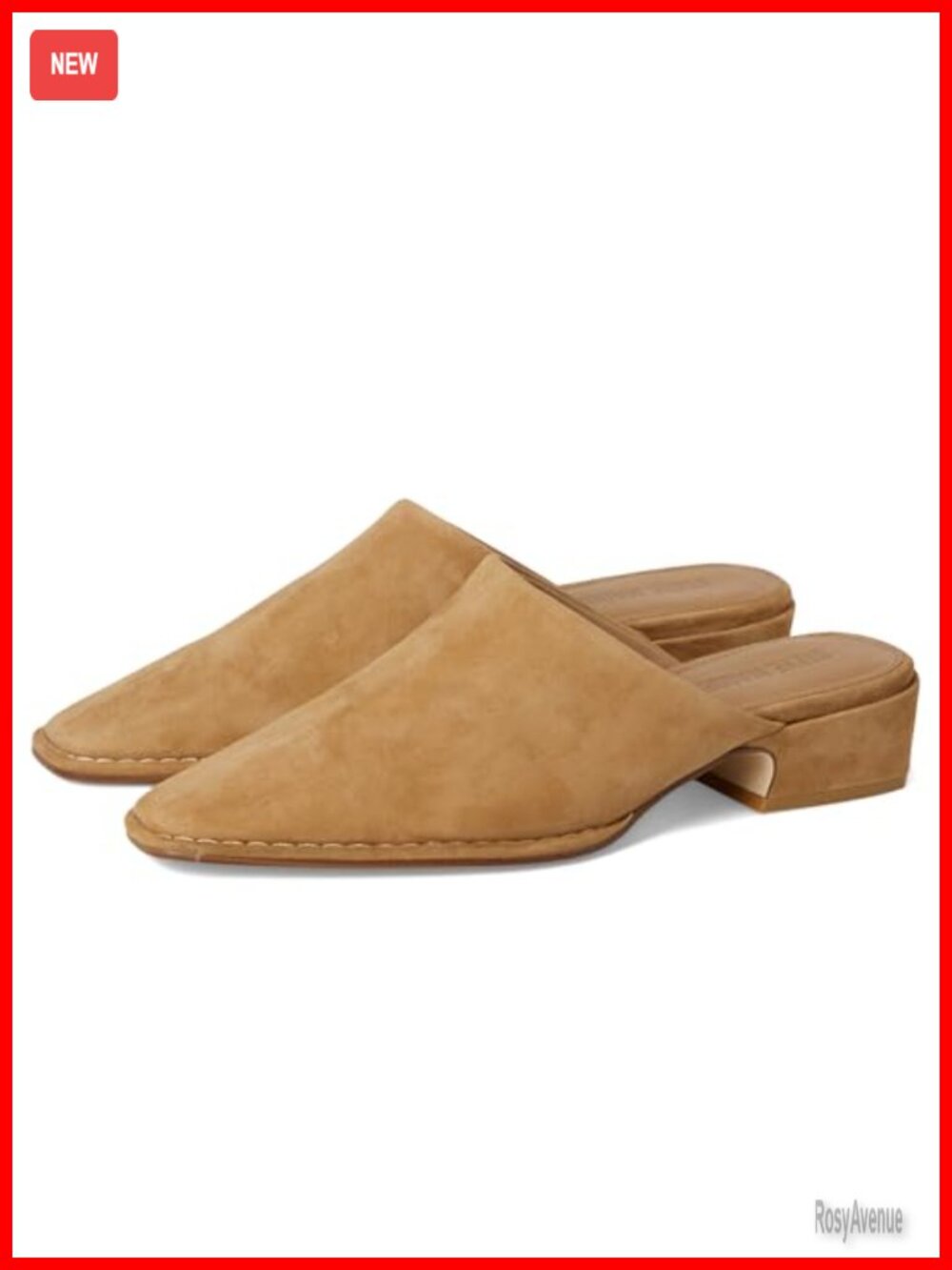 Dessa Mule Suede Pull-On Closed Toe Lightweight Casual Shoe